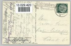 64405 W6101 Lichtenberg , Odenw 1937 - Hotel und Pension Schloß Luftbild Foto AK