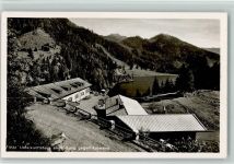 83727 W8162 Spitzingsee - Unterkunftshaus am Spitzing gegen Rotwand