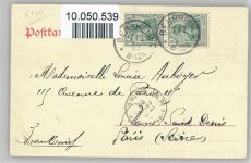 64625 W6140 Bensheim - 1903 Foto AK schöne Teilansicht