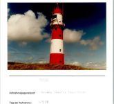 26757 W2972 Borkum FOTO KEINE AK Elektr. Leuchtturm