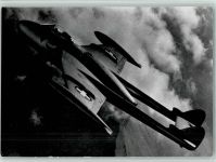 Düsenflugzeug Type De Havilland "Venom" Luftwaffe nach 1945 1957 KEINE AK