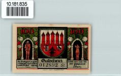 39261 O3400 Zerbst - Notgeld Marktszene