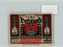 32756 W4930 Detmold - Notgeld Scherenschnitt