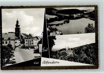 57439 W5952 Attendorn - Biggesee Burg Schnellenberg Ortsansicht