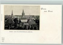 59494 W4770 Soest , Westf - Soest vom Pauli-Kirchthurm gesehen