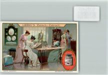 Miniaturmalerei, Sammelbild Liebig Handarbeit