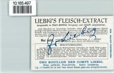 Miniaturmalerei, Sammelbild Liebig Handarbeit