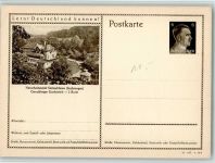 Kamenicky senov Steinschönau - Kurhaus, Ganzsache WK II