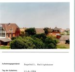 25899 W2260 Dagebüll FOTO KEINE AK Hallighäuser Foto montiert auf Karton