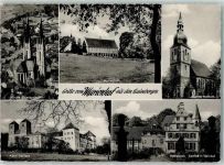 48301 W4405 Nottuln - Marienhof Kirche Billerbeck Abtei Gerleve Schloss v. Twickel