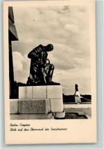 O1193 Berlin-Treptow Blick auf das Ehrenmal der Sowjetarmee Kriegerdenkmal