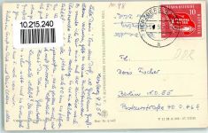 04916 O7930 Herzberg , Elster - Rathaus Ernst Thälmann Straße Städt. Kurbad Kath. Kirche