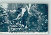 WK I Feldküche - Kartoffelpuffer Soldatenleben 1918