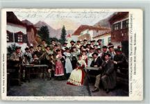 Oberbayerisches Bauerntheater AK Volksschauspiel 1906