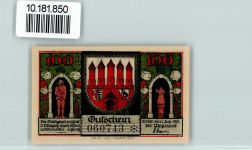 39261 O3400 Zerbst - Notgeld Marktszene