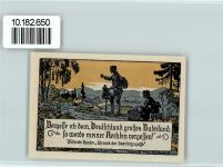 37632 W3456 Eschershausen , Ith - Notgeld Wilhelm Raabes Geburtshaus Raabeturm Raabedenkmal