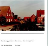 26579 W2985 Baltrum FOTO KEINE AK Straßenpartie Foto montiert auf Karton