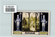 08289 O9412 Schneeberg , Erzgeb - Notgeld Rosental Soldat