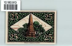 16818 O1950 Rheinsberg - Notgeld Denkmal