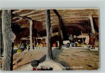Durban - Interior of Native Hut Innenaufnahme