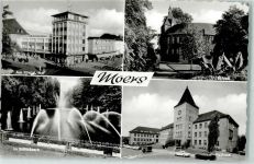 47441 W4130 Moers - Am königl. Hof Schloß Schloßpark Rathaus