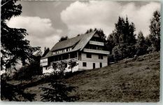 79848 W7823 Holzschlag , Schwarzw Gebrauchsspuren Pension Waldfrieden