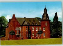 52477 W5110 Alsdorf , Rheinl - Burg Rückseite mit Abschürfungen bzw Kleberesten