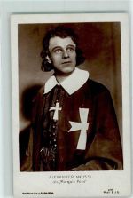 Alexander Moissi als Marquis Posa - Verlag Leiser Theaterschauspieler