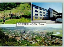 66663 W6640 Besseringen - Rückseite mit Abschürfungen bzw Kleberesten