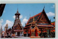 Bangkok - Belfry of the Wat Phra Keo Emerald Buddha Temple