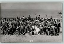 W2280 Westerland Gruppenfoto am Strand Privatfoto