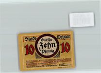 35576 W6330 Wetzlar - Notgeld 10 Pfennig