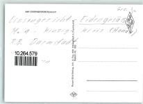 63589 W6464 Eidengesäß Gebrauchsspuren Rückseite mit Abschürfungen und Kleberesten