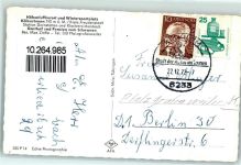72285 W7293 Kälberbronn Gebrauchsspuren Rückseite mit Abschürfungen und Kleberesten Gasthof Pension Zum Schwanen