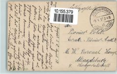 Spruch - Ostern, schwarz-weiss-rot Kriegsfeiertag 1917