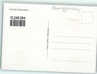 93339 W8422 Obereggersberg , Oberpf - Rückseite mit Abschürfungen bzw Kleberesten Schloss