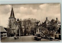 19243 O2823 Wittenburg , Meckl - Marktplatz Pferdefuhrwerke Rückseite mit Abschürfungen bzw Kleberesten