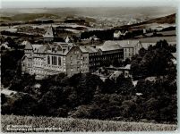 66606 W6690 St. Wendel , Saar - Missionshaus der Steyler Missionare Rückseite mit Abschürfungen bzw Kleberesten