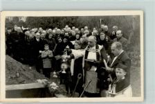 Svitavy Zwittau FOTO KEINE AK Begräbnis Pfarrer