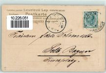Kind mit einem Hund AK Passepartout 1902 Gebrauchsspuren