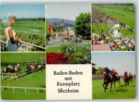 W7570 Baden-Baden Rennplatz Iffezheim Pferderennen