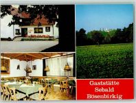 91327 W8556 Bösenbirkig - Gaststätte Sebald Innenansicht