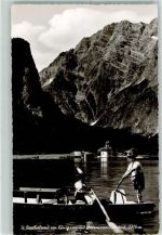 83471 W8240 St. Bartholomä - Königssee Ruderer Bayr. Tracht