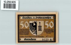 25774 W2247 Lunden , Holst - Notgeld 50 Pfennig