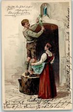 Serie 33 Verlag Neuber Lithographie Döcker, E. 1901 Gebrauchsspuren