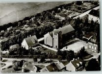 24232 W2314 Dietrichsdorf , Wasserwerk Gebrauchsspuren Rückseite mit Abschürfungen und Kleberesten Fliegeraufnahme Christ-König-Kirche