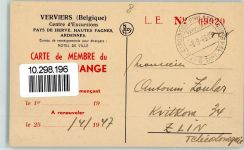 Verviers 1946 - Panorama pris de escaller de la Paix AK