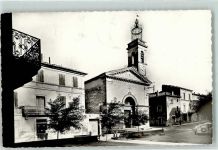 30210 Remoulins - L'Eglise et la Place