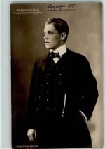 Werner Böger Sächs. Hofschauspieler AK Theaterschauspieler 1906 Foto AK