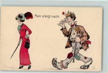 Humor Vagabund AK Scheuermann, W.
